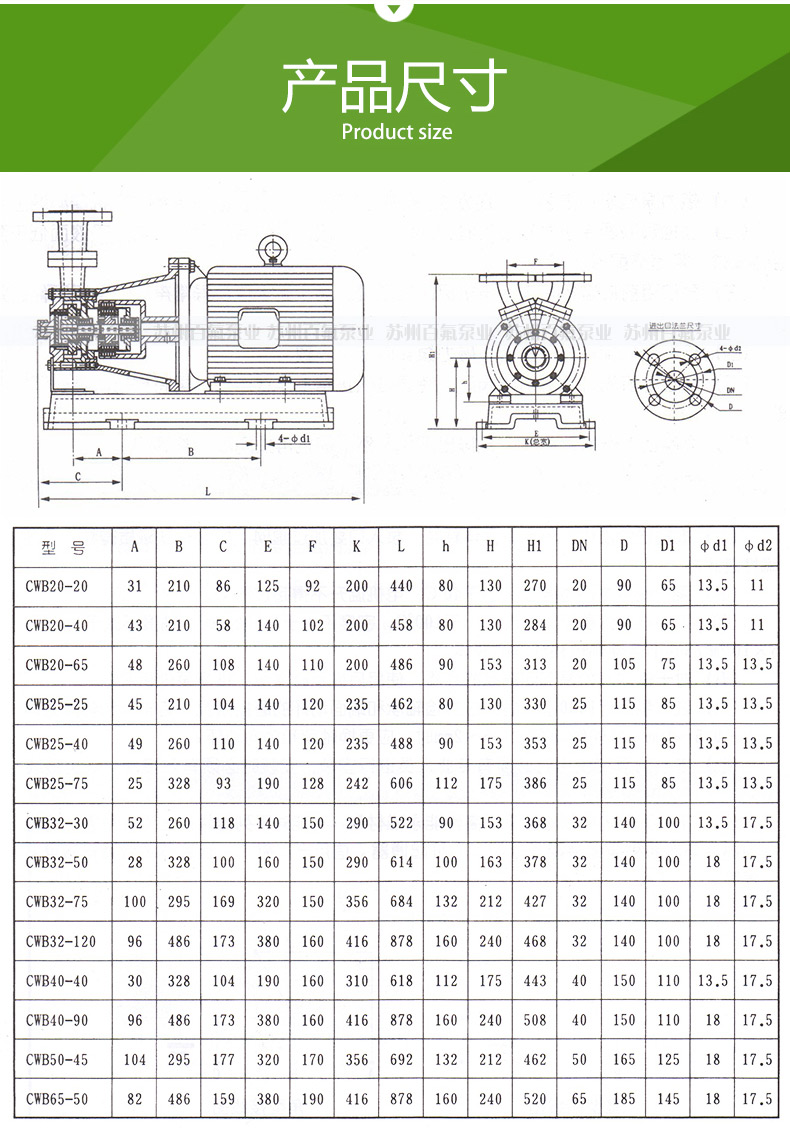 CWB型磁力驱动旋涡泵(图6)